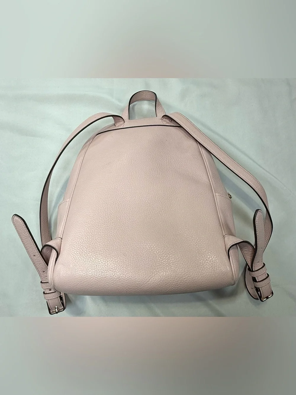 kate spade Pale Pink Pebbled Leather  Backpack